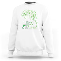 I Wear Green For Kidney Disease Awareness Elephant Survivors Sweatshirt - Wonder Print Shop