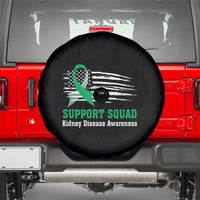 Kidney Disease Awareness Month Spare Tire Cover Support Squad USA Flag Strong Warrior