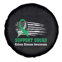 Kidney Disease Awareness Month Spare Tire Cover Support Squad USA Flag Strong Warrior