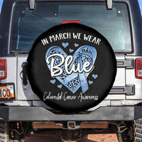 Colorectal Cancer Awareness Spare Tire Cover In March We Wear Blue For Colon Colonscopy