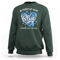 Colorectal Cancer Awareness Sweatshirt In March We Wear Blue For  Colon Colonscopy - Wonder Print Shop