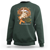 Multiple Sclerosis Awareness Sweatshirt Leopard Lips You Have No Idea What Strength It Takes To Wake Up Each Everr Day To Battle My Own Body - Wonder Print Shop