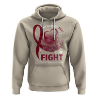 Multiple Myeloma Awareness Hoodie My Husbands Fight Is My Fight - Wonder Print Shop
