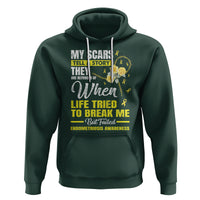 Endometriosis Awareness Hoodie My Scars Tell A Story When Life Tried To Break Me But Failed - Wonder Print Shop
