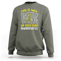 This Is Why We Need Endometriosis Awareness Sweatshirt - Wonder Print Shop