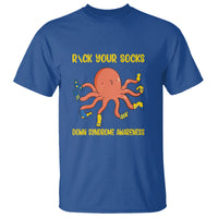 Down Syndrome Day T Shirt Rock Your Sock Funny Octopus Socks - Wonder Print Shop