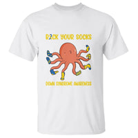 Down Syndrome Day T Shirt Rock Your Sock Funny Octopus Socks - Wonder Print Shop