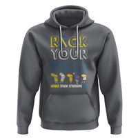 World Down Syndrome Day Rock Your Sock Hoodie - Wonder Print Shop