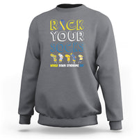 World Down Syndrome Day Rock Your Sock Sweatshirt - Wonder Print Shop