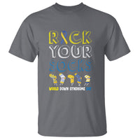 World Down Syndrome Day Rock Your Sock T Shirt - Wonder Print Shop