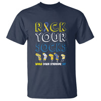World Down Syndrome Day Rock Your Sock T Shirt - Wonder Print Shop