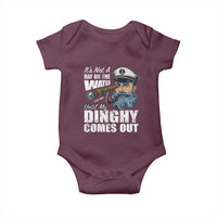 Funny Adult Joke Boat Captain Baby Onesie It's Not A Day On The Lake Until My Dinghy Comes Out