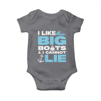 Funny I Like Big Boats and I Cannot Lie Baby Onesie