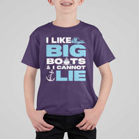 Funny I Like Big Boats and I Cannot Lie T Shirt For Kid