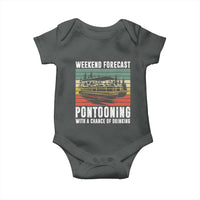 Weekend Forecast Pontooning With A Chance Of Drinking Baby Onesie
