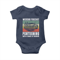 Weekend Forecast Pontooning With A Chance Of Drinking Baby Onesie
