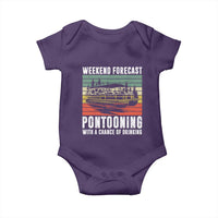 Weekend Forecast Pontooning With A Chance Of Drinking Baby Onesie