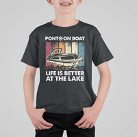 Pontoon Boat T Shirt For Kid Life Is Better At The Lake