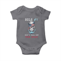 Funny Pirate Rule Baby Onesie Don't Fall Off The Boat