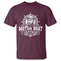 Vintage Motor Boat Captain T Shirt
