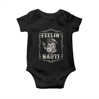Boat Captain Baby Onesie Feelin Nauti Pontoon Sailing Sailor