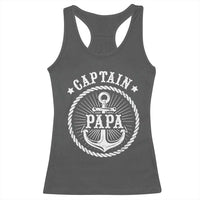 Captain Papa Racerback Tank Top Lake Sailor Boating