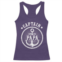 Captain Papa Racerback Tank Top Lake Sailor Boating