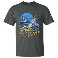 Fishing Boat T Shirt Hook Line and Sinker