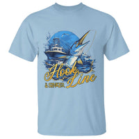 Fishing Boat T Shirt Hook Line and Sinker