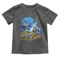 Fishing Boat Toddler T Shirt Hook Line and Sinker