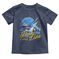 Fishing Boat Toddler T Shirt Hook Line and Sinker