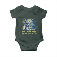 Fishing Boat Baby Onesie Fish More Worry Less