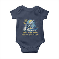 Fishing Boat Baby Onesie Fish More Worry Less