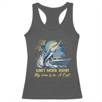 Fishing Boat Racerback Tank Top Fish More Worry Less