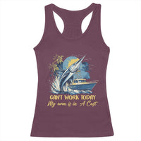 Fishing Boat Racerback Tank Top Fish More Worry Less
