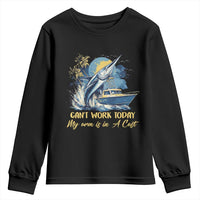 Fishing Boat Youth Sweatshirt Fish More Worry Less