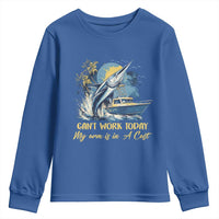 Fishing Boat Youth Sweatshirt Fish More Worry Less