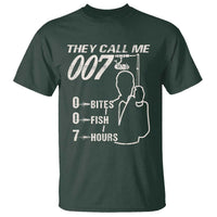 Funny Fishing T Shirt They Call Me 007 Fisherman