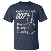 Funny Fishing T Shirt They Call Me 007 Fisherman