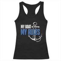 I'm The Captain Racerback Tank Top My Boat My Rules