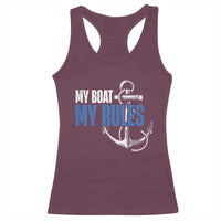 I'm The Captain Racerback Tank Top My Boat My Rules