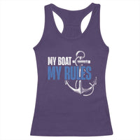 I'm The Captain Racerback Tank Top My Boat My Rules