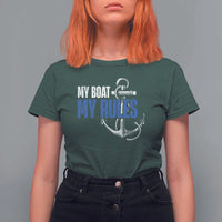 I'm The Captain T Shirt For Women My Boat My Rules
