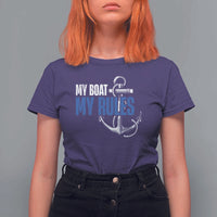 I'm The Captain T Shirt For Women My Boat My Rules
