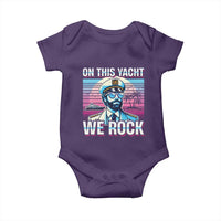 Yacht Rock Party Baby Onesie On This Yacht We Rock Boating