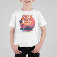 Yacht Rock Party T Shirt For Kid Boat Drinking Maritime Is Party Time