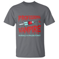 Funny Phlebotomist Professional Vampire T Shirt - Wonder Print Shop
