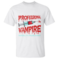Funny Phlebotomist Professional Vampire T Shirt - Wonder Print Shop