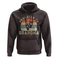 Retro Promoted To Grandma est 2025 Hoodie