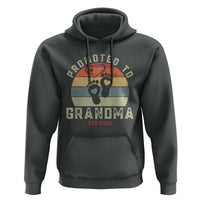Retro Promoted To Grandma est 2025 Hoodie
